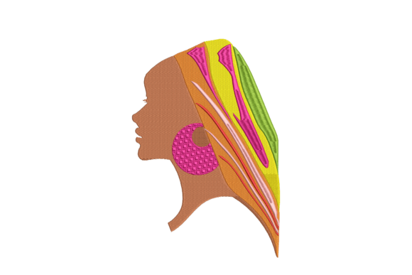 Arabian Girl Embroidery Design for Holiday Crafts