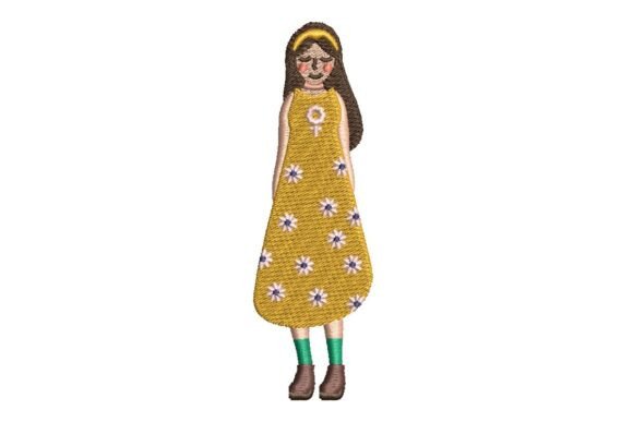 Boho Girl Floral Embroidery Design Review