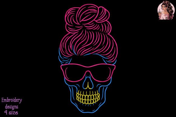 Neon Diva Skull Embroidery: A Designer’s Review