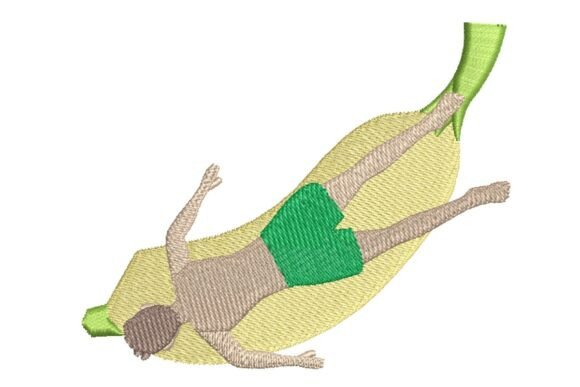 Review: Banana Floatie Embroidery for Small Business Merch