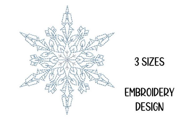 Review: Delicate Line Snowflake Embroidery Design