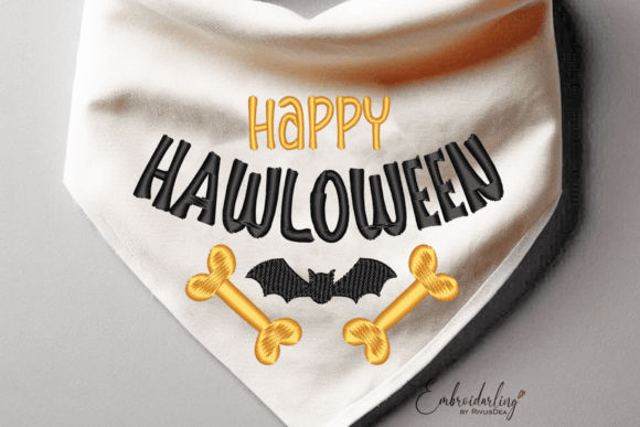 Review: Halloween Pet Bandana Machine Embroidery