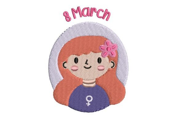 Review: International Women’s Day Girl Embroidery Design