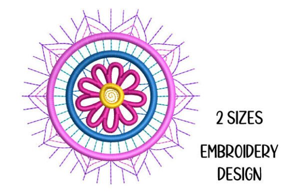 Review: Mandala Style Flower Line Art Embroidery