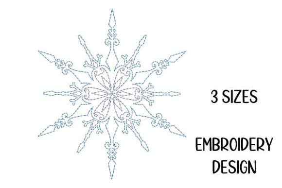 Review: Minimal Snowflake Outline for Branding