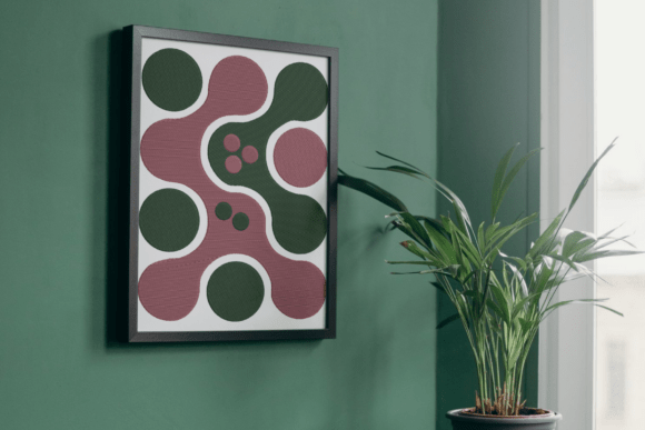 Review: Retro Circles Abstract Embroidery Design
