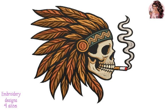 Review: Smoking Skull Chief Embroidery for Gifts