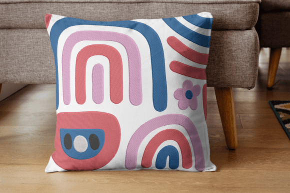Reviewing Abstract Rainbow Embroidery Design