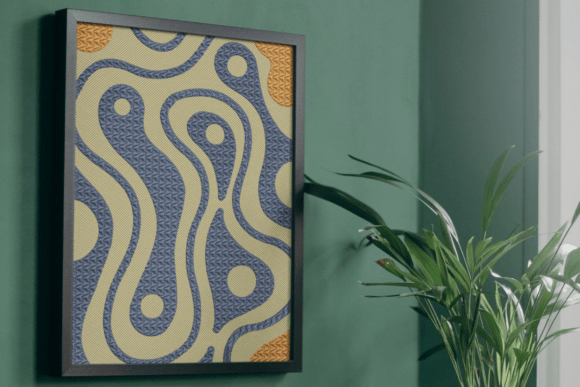 Reviewing Biomorphic Abstract Embroidery Design for Holiday Collections