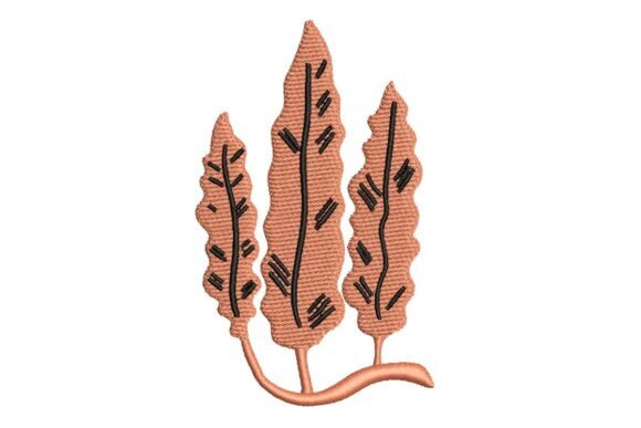 Stylized Delesseria Seaweed Embroidery Design Review